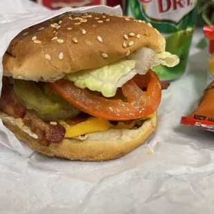 Bacon cheeseburger