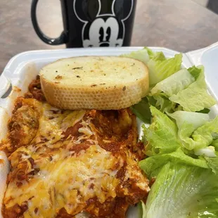 Daily special of lasagna only $8.50