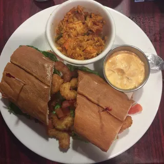 Shrimp Po' Boy Sandwich