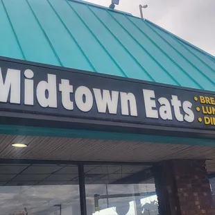 Outside sign