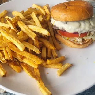 Cheeseburger w/fries