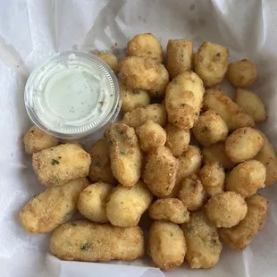 Garlic Parmesan Cheese Curds - 8 Oz