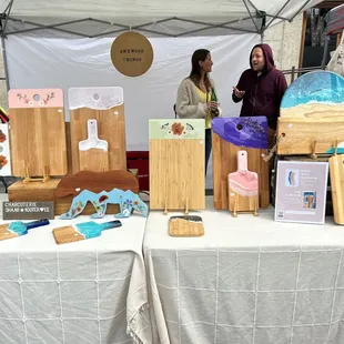 Decorated cutting boards