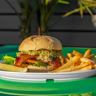 Spicy Guacamole Burger