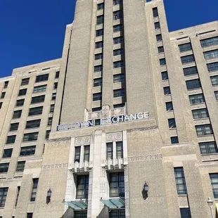 The front of the building!