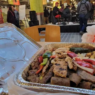 Mediterranean grill. Feast for two.