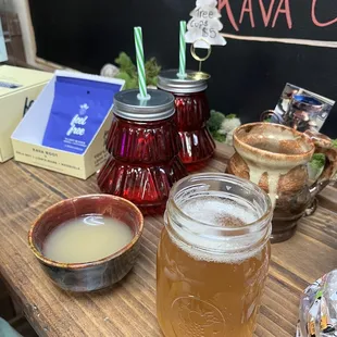 Kava &amp; Pear Cider Kombucha with Kratom