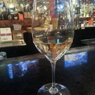 How bout a 3 buck glass of decent pinot grigio?
