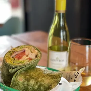 gluten free spinach wrap