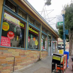 the outside of the store