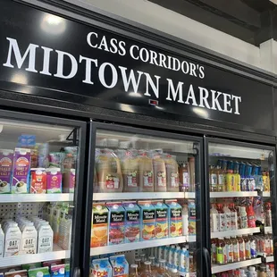 the front of the store