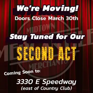 Midtown Mercantile Merchants is Moving!