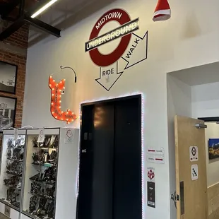 Access to downstairs section