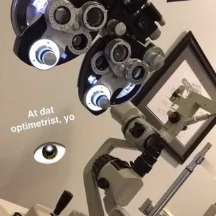 Ready for Greenshaw.  Wups!  I misspelled optometrist