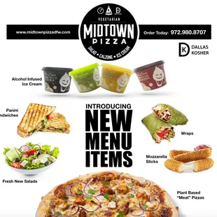 The new menu has arrived!