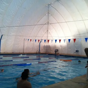 Becomes the outdoor pool in summer....