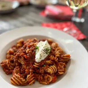 food, pasta dish, pasta