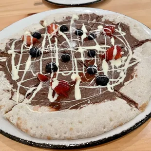 Nutella pizza