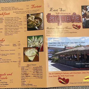 Midtown Taqueria menu