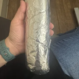 Burritos are huge