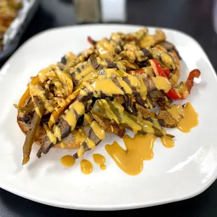 Gluten free chicken Philly sandwhich