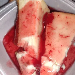 Cheesecake with strawberry
