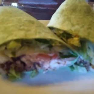 Shrimp and bacon wrap