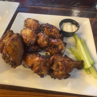 Wasabi teriyaki wings