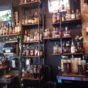 Great bourbon selection!! Rotating draft selection! Great food!  Known for their wings but their burgers and fries are delicious as well!