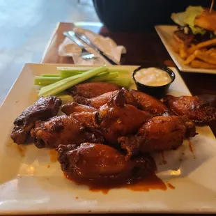 Hot Buffalo Smoked Wings. Great stuff.