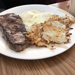 Steak &amp; eggs