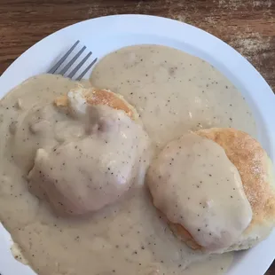 Biscuits and gravy were very good!!!