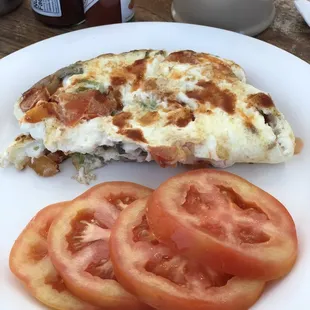 Veggie omelet, looked more like a scrambled