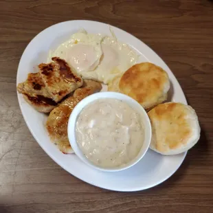 Eggs and tenderloin