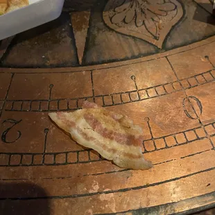 Raw bacon