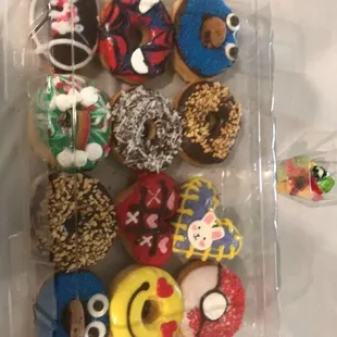 dough desserts, food, donuts