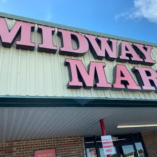 the front of the store