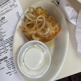 a plate of food