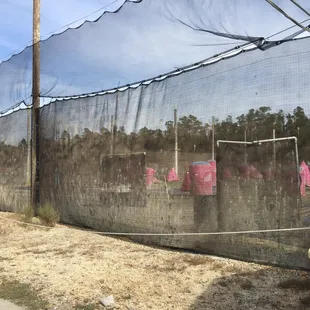 Paintball field.