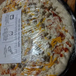 Double decker before cooking