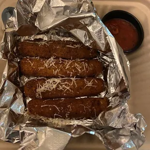 Homemade Mozzarella Sticks