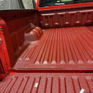 We offer Spray-In-Bedliner for trucks and vans, in a variety of colors.
