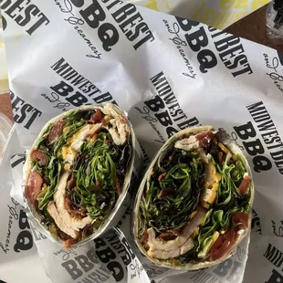 Bacon Ranch wrap, 10/10! The ranch was buttercream based as well.