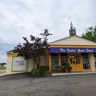 the outside of the building