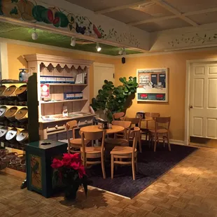 Soft lighting in the early morning.