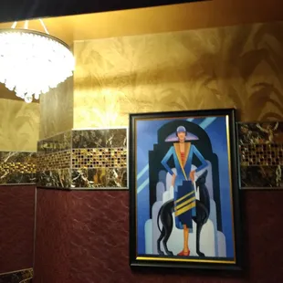 Walking into the ladies restroom! So beautiful!