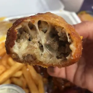 Philly Cheese Steak Egg Roll