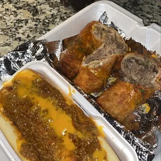 Philly Cheese Steak Egg Roll Combo