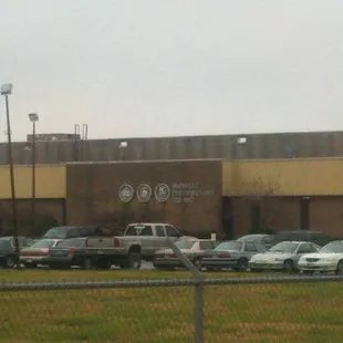 cars parked in front of a building