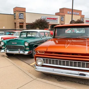 Cars and coffee at Midwest Dream Car Collection!